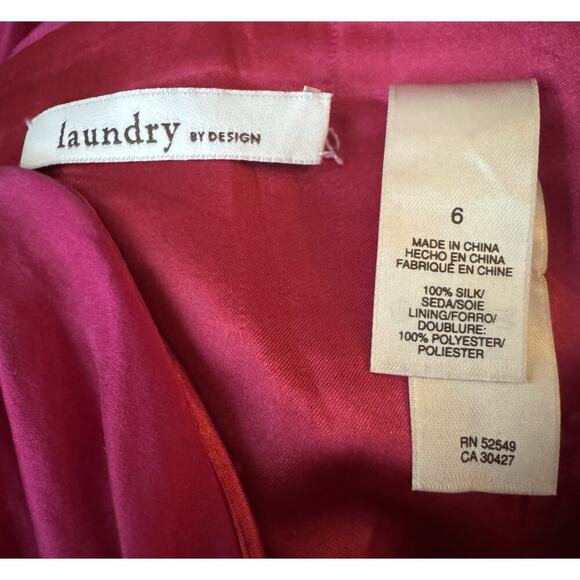 Laundry by Design Women’s Pink Strapless Gown Formal Party Size 6 - Picture 5 of 6